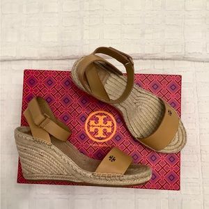 Tory Burch Bima 2 Espadrille Wedge 90mm Heel Size 7.5